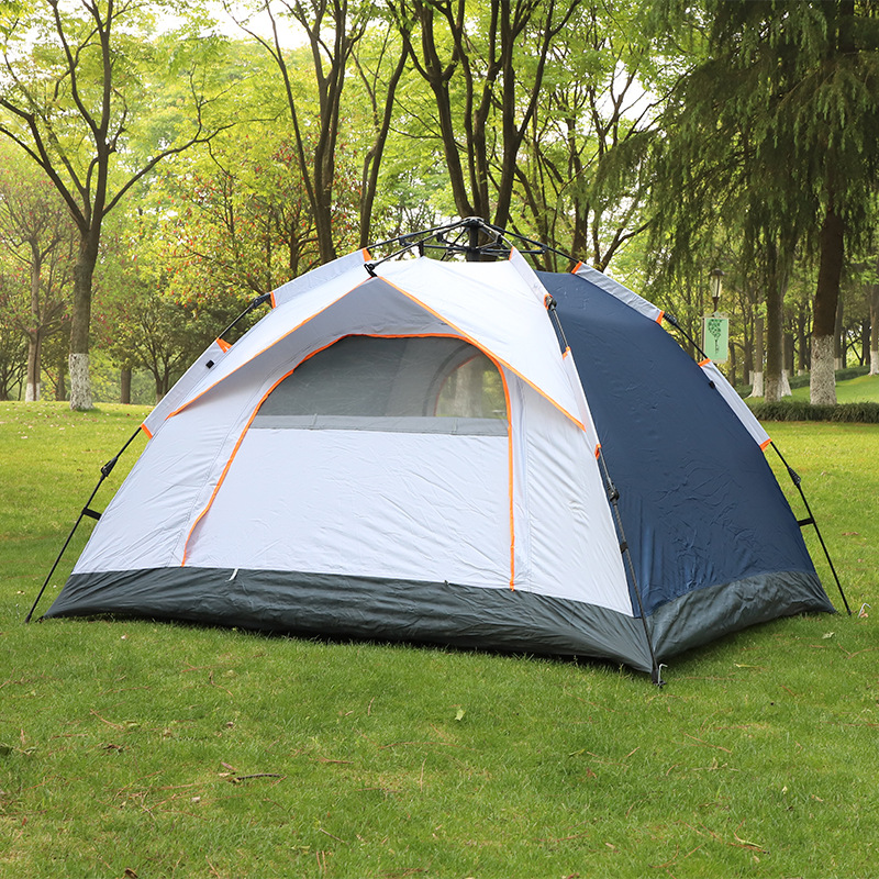 Cheap Goat Tents New outdoor tent automatic family camping equipment couple camping double single layer tent   